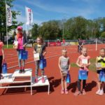 Lastekaitsepäeval auhinnasadu Jõgeva laste kergejõustikupäevalt