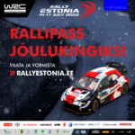 WRC Rally Estonia 2022 rallipassid on müügil ja ootavad rallisõprade kingikotti jõudmist