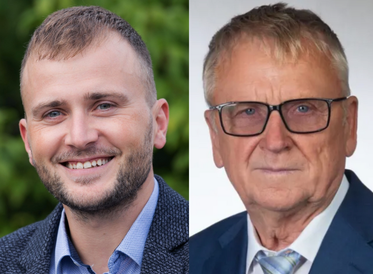 Elva Vallavolikogu liikmed: Fred Koppel ja Rein Abel