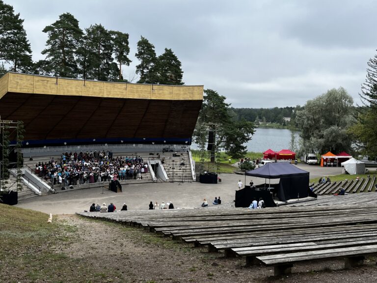 Segakooride proov lauluväljakul 20. august kell 13:30