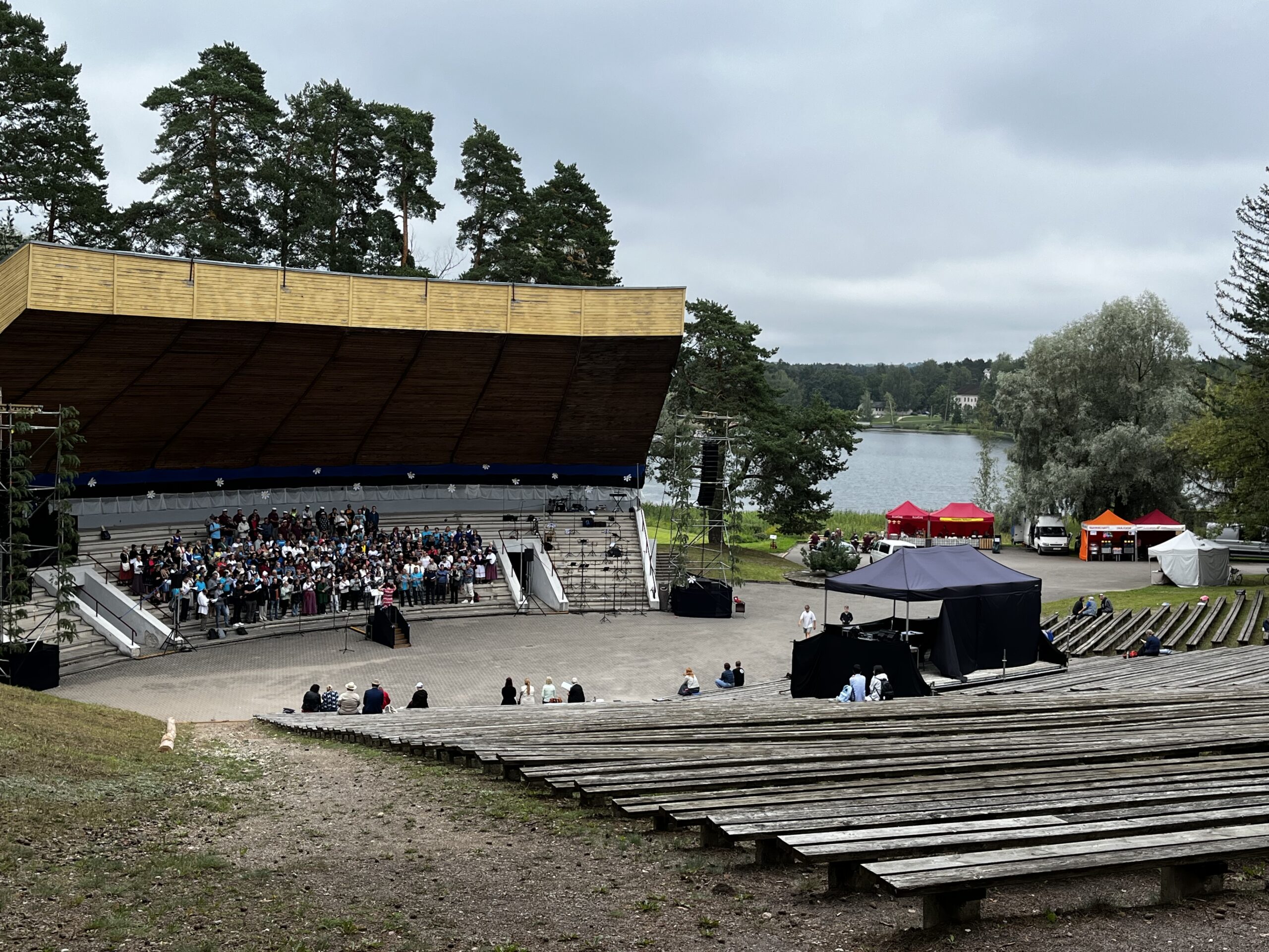 Segakooride proov lauluväljakul 20. august kell 13:30