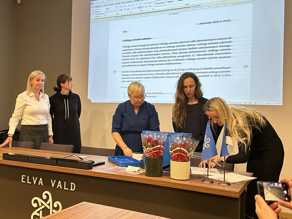 Häältelugemiskomisjoni töö 1. detsembri volikogu istungil. Foto: Inna-Inga Kalmus