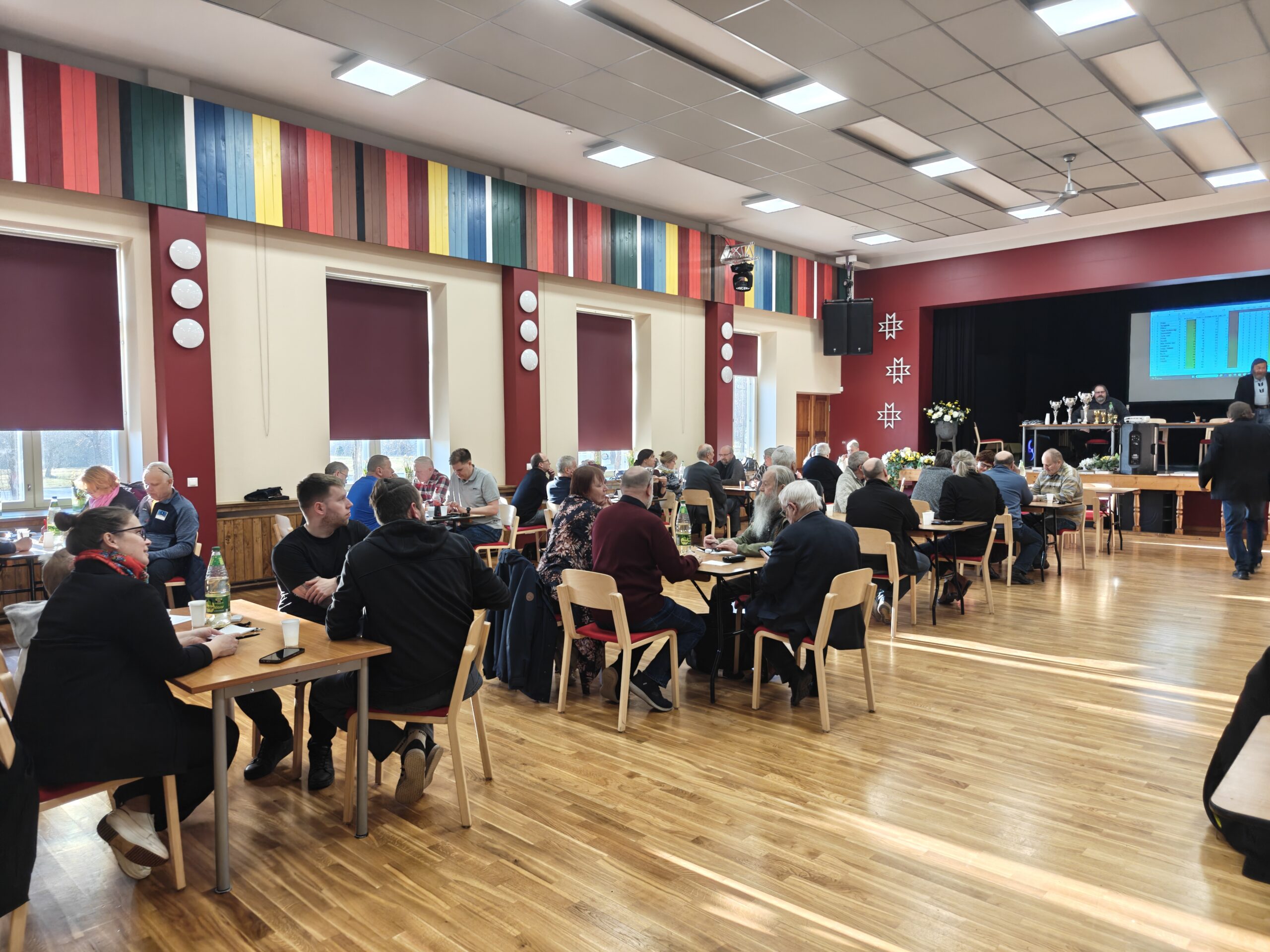 Palupera mälumäng Rõngu rahvamajas. Foto: Kaur Lõhmus